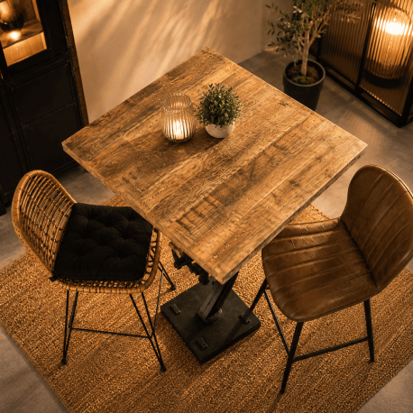 Table de bar Seattle Manguier — autre vue