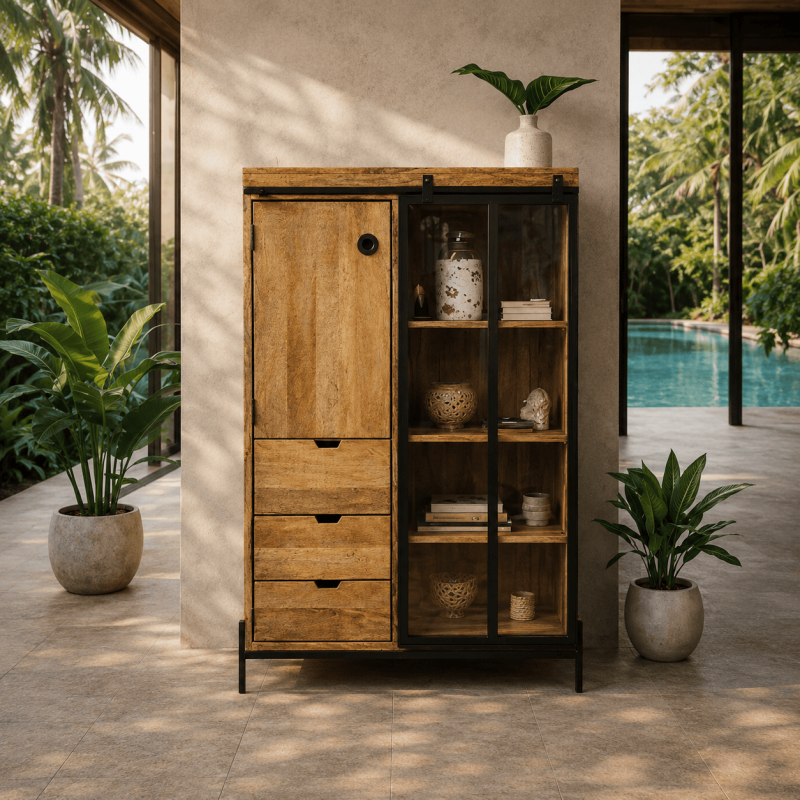 Buffet Haut Atelier 1P. Verrière Coulissante