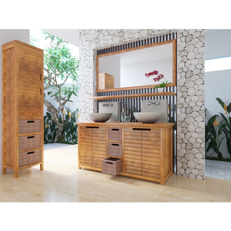 Meuble bas de salle de bain Bali