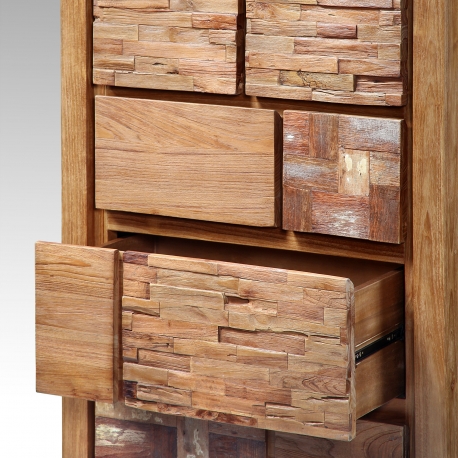 Commode teck 11 tiroirs — autre vue