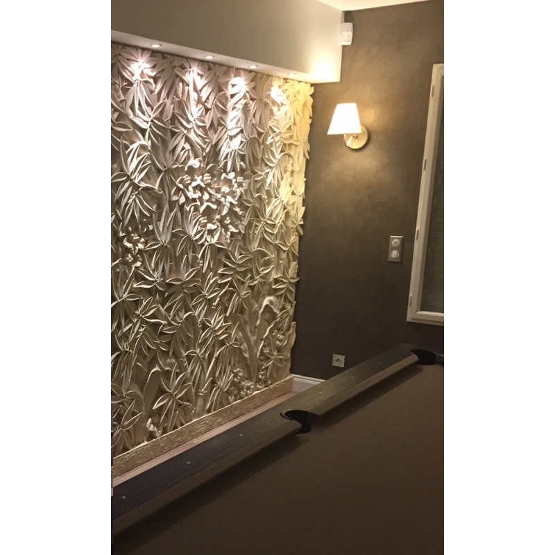 Mur sculpté intérieur