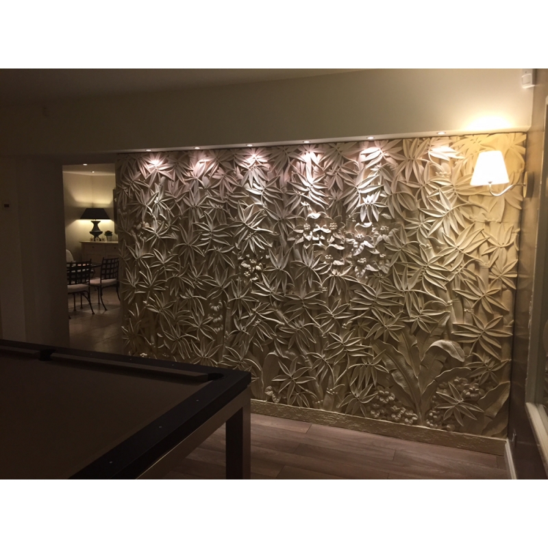 Mur sculpté intérieur
