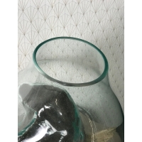 Aquarium ou vase bois floté S