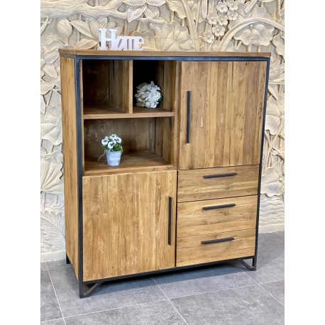 Buffet Haut Authentika 2 portes 3 tiroirs — autre vue