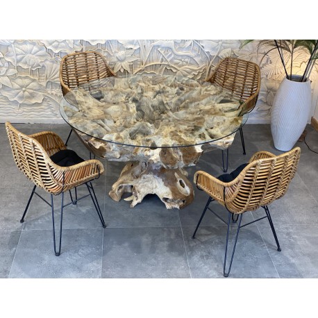 Table de Salle à Manger Ronde Racine — autre vue