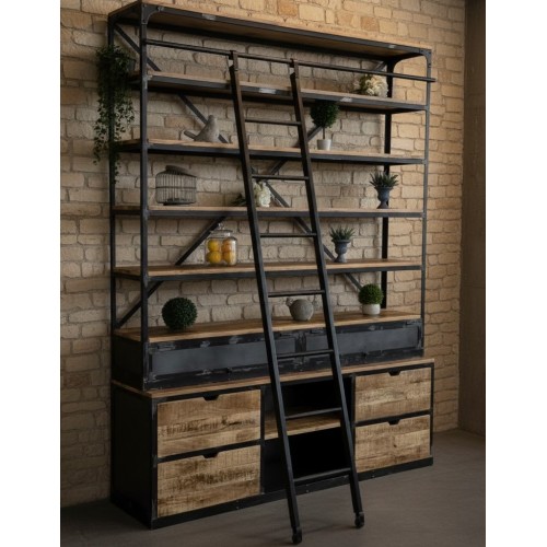 Bibliothèque Harlem Métal...