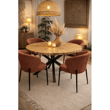 Fauteuil Venice - Terracotta — autre vue