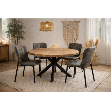 Chaise Manhattan Grise — autre vue
