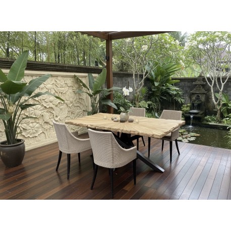 Fauteuil rotin Nashville — autre vue