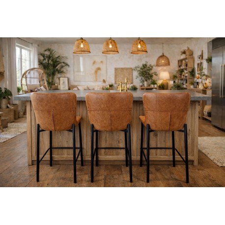 Chaise de Bar Manhattan Cognac — autre vue