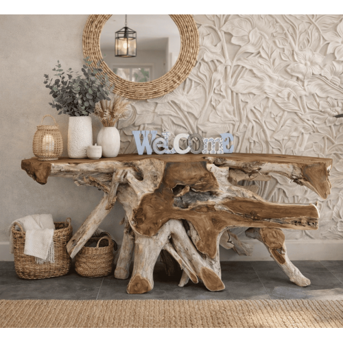 Console Racine en Teck