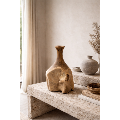Vase Suar Wood