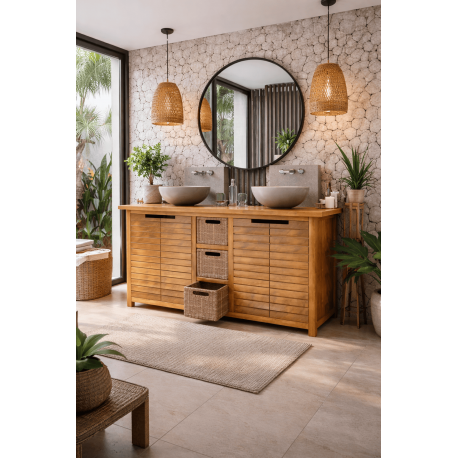 Meuble bas de salle de bain Bali — autre vue