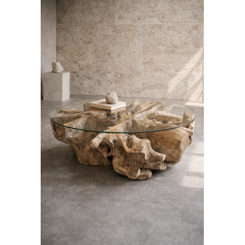 Table basse racine naturelle