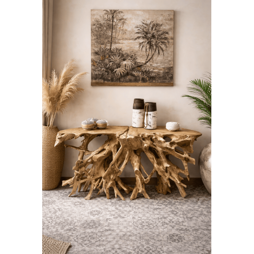 Console Racine en Teck