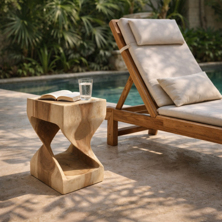 Tabouret Suar Wood — autre vue