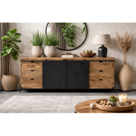 Buffet Atelier 2P Coulissantes Métal — autre vue