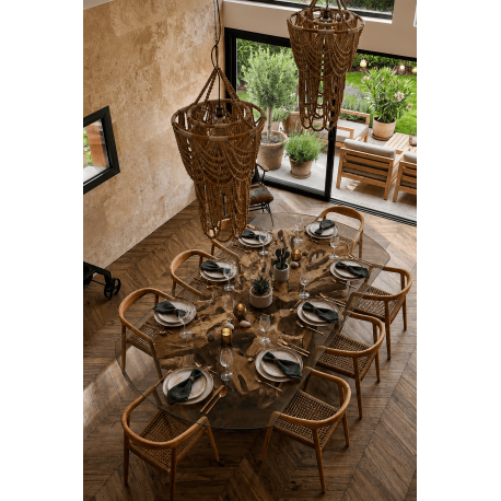 Table de Salle à Manger Ovale Racine — autre vue