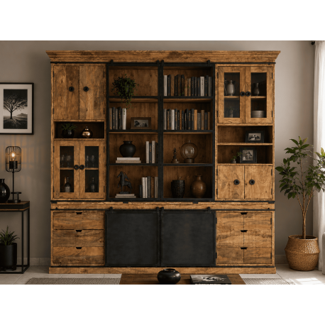 Vitrine Soho Atelier 2P Coulissantes verre — autre vue